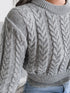 'Suri' Cable-Knit Sweater - Celes Fashion